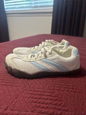 White barefoot sneakers